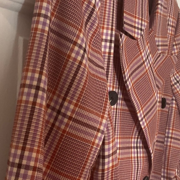 Avec Les Filles Plaid Trench Coat - NWT - Picture 15 of 16